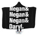 Negan Daryl Hooded Blanket - Adult / Premium Sherpa