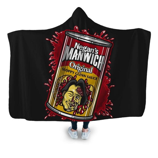 Negans Manwich Hooded Blanket - Adult / Premium Sherpa