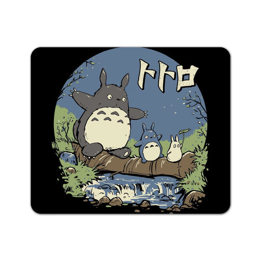 Neighbors In The Woods Mouse Pad
