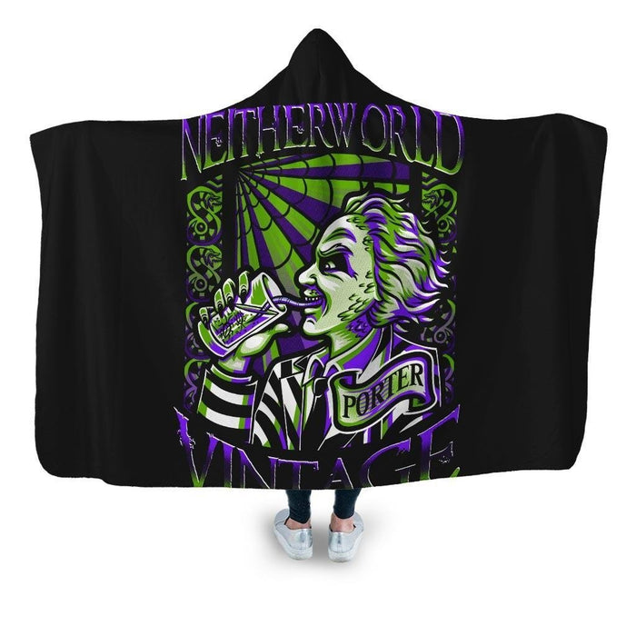 Neitherworld Vintage Hooded Blanket - Adult / Premium Sherpa