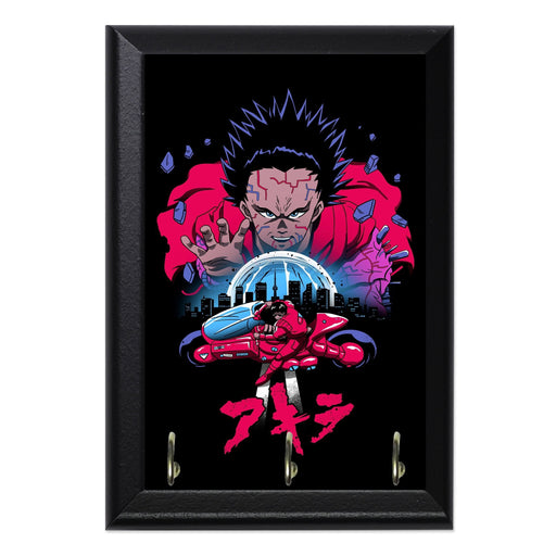 Neo Dystopian Tokyo Wall Plaque Key Holder - 8 x 6 / Yes
