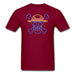 Neon Straw Hat Unisex Classic T-Shirt - burgundy / S