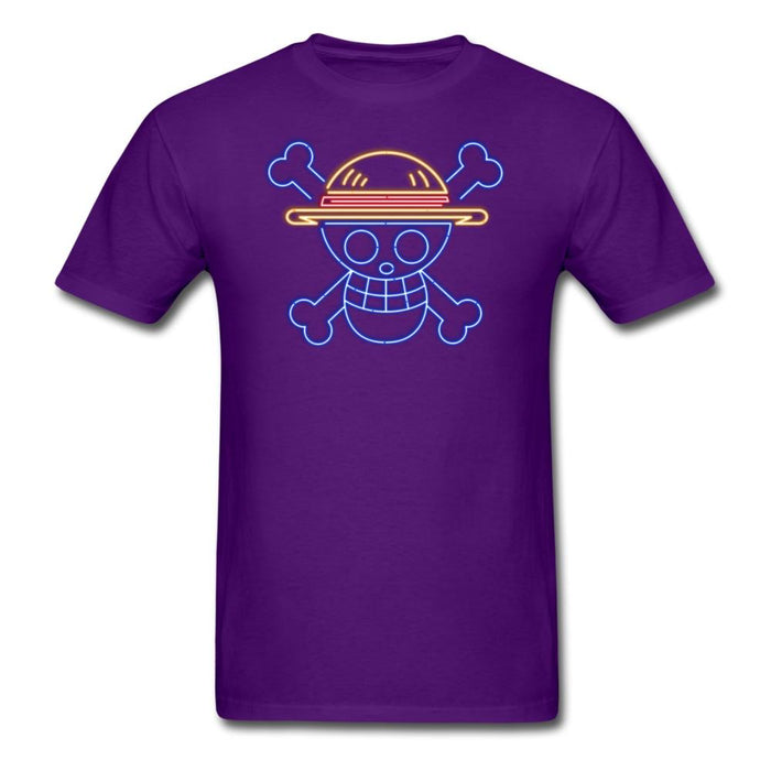 Neon Straw Hat Unisex Classic T-Shirt - purple / S