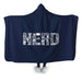 Nerd Hooded Blanket - Adult / Premium Sherpa