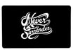 Never Surrender Large Mouse Pad