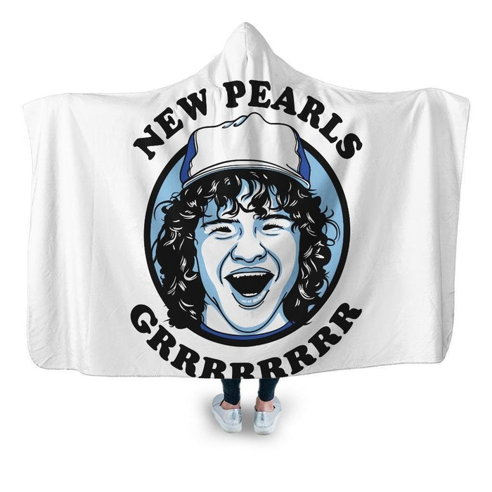 New Pearls v2 Hooded Blanket - Adult / Premium Sherpa