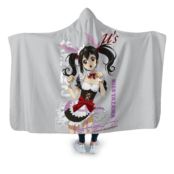 Nico Yazawa Hooded Blanket - Adult / Premium Sherpa