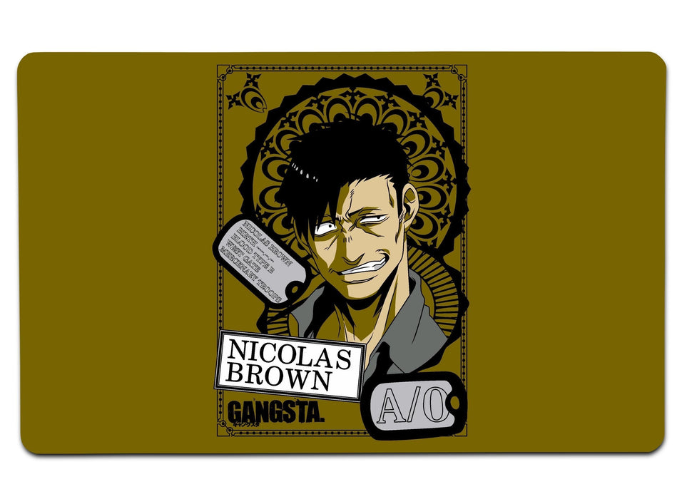 Nicolas Brown Large Mouse Pad