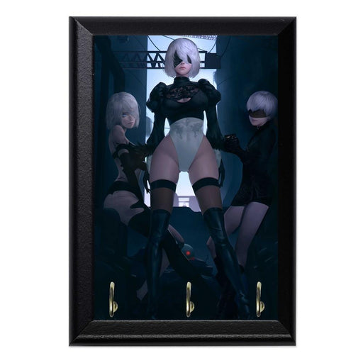 Nier Automata Wall Plaque Key Holder Hanger - 8 x 6 / Yes