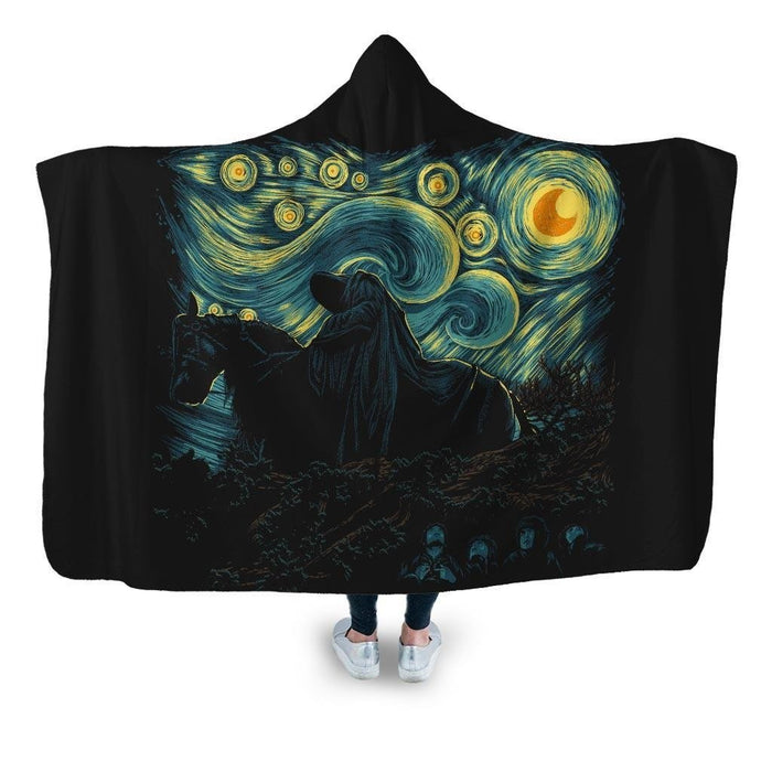 Nightfall In Middle Earth Hooded Blanket - Adult / Premium Sherpa