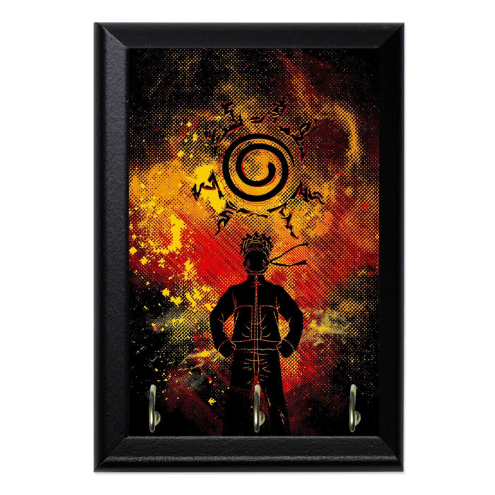 Ninja Art Key Hanging Wall Plaque - 8 x 6 / Yes
