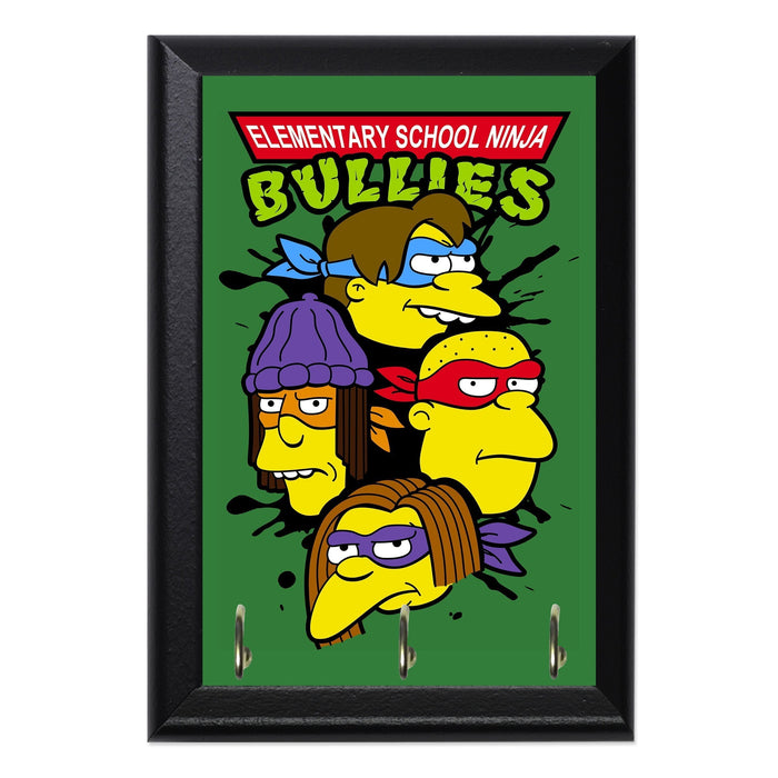Ninja Bullies Key Hanging Plaque - 8 x 6 / Yes