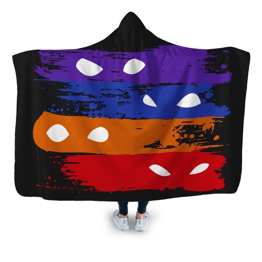 Ninja Flag Hooded Blanket - Adult / Premium Sherpa