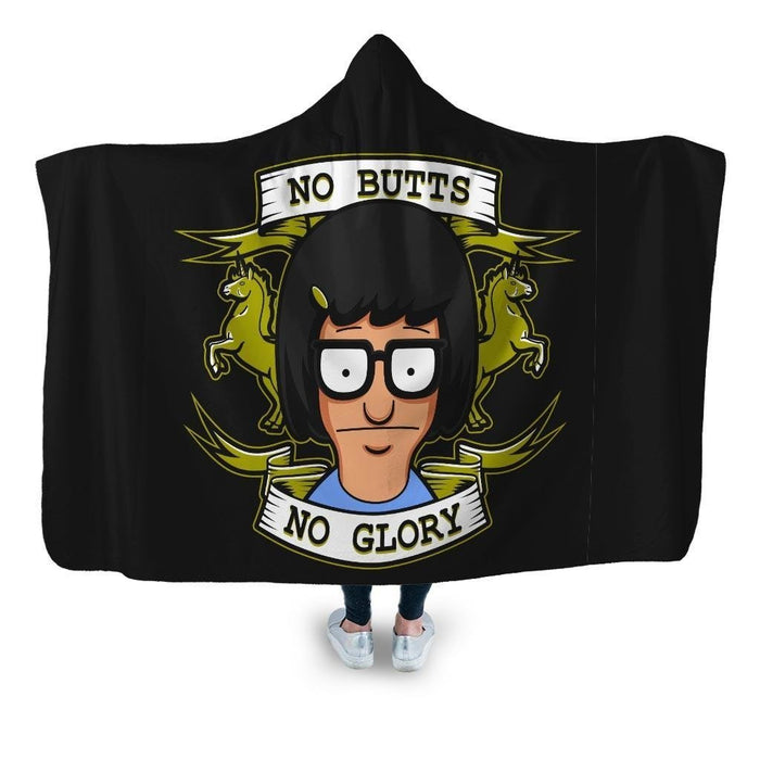 No Butts Glory Hooded Blanket - Adult / Premium Sherpa