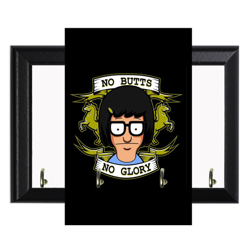 No Butts Glory Key Hanging Plaque - 8 x 6 / Yes
