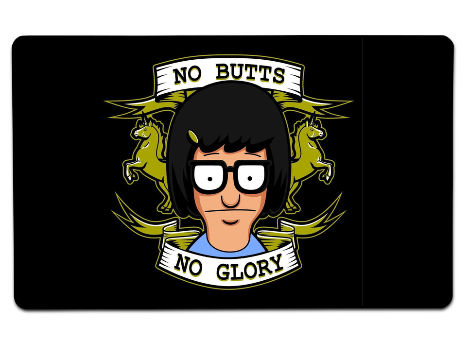 No Butts Glory Large Mouse Pad
