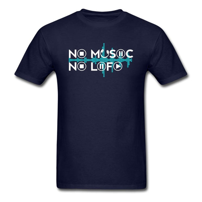 No Music Life Unisex Classic T-Shirt - navy / S