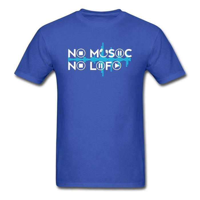 No Music Life Unisex Classic T-Shirt - royal blue / S