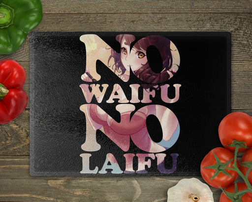 No Waifu Laifu V2 Cutting Board