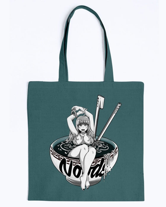Noodle Girl Canvas Tote - Forest / M
