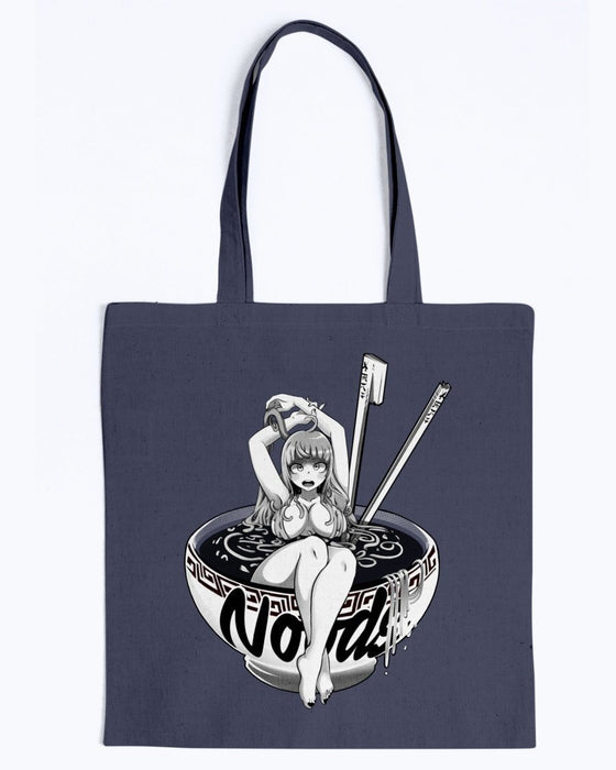 Noodle Girl Canvas Tote - Navy / M