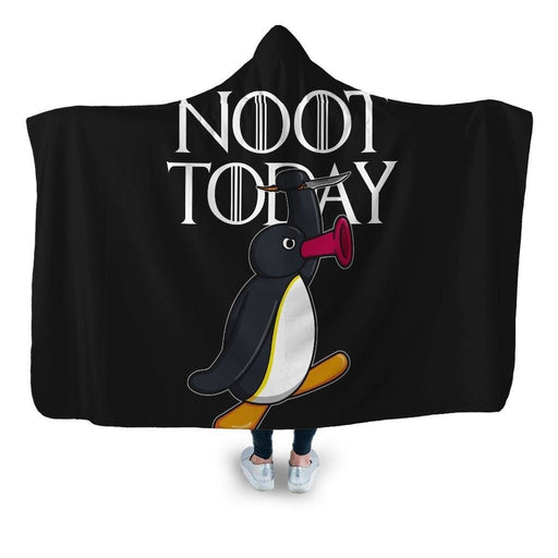 Noot Today Hooded Blanket - Adult / Premium Sherpa