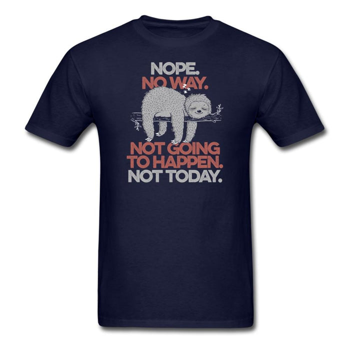 Nope No Way Unisex Classic T-Shirt - navy / S