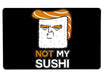 Not My Sushi Large Mouse Pad