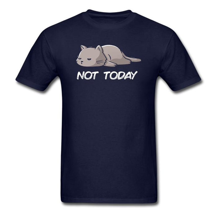 Not Today Cat Unisex Classic T-Shirt - navy / S
