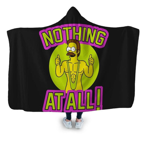 Nothing At All Hooded Blanket - Adult / Premium Sherpa