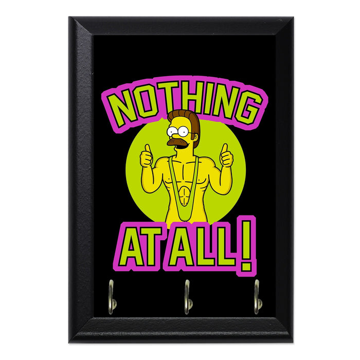 Nothing At All Key Hanging Plaque - 8 x 6 / Yes