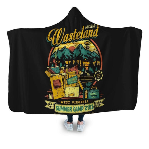 Nuclear Summer Camp Hooded Blanket - Adult / Premium Sherpa