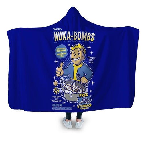 Nuka Bombs Hooded Blanket - Adult / Premium Sherpa