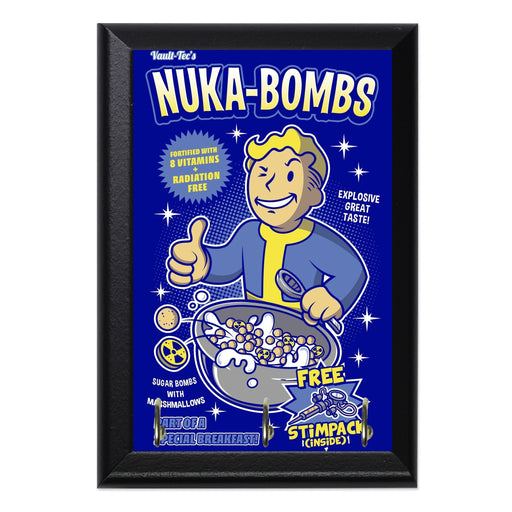 Nuka Bombs Key Hanging Wall Plaque - 8 x 6 / Yes