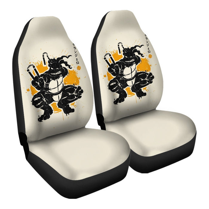 Nunchaku Warrior Car Seat Covers - One size