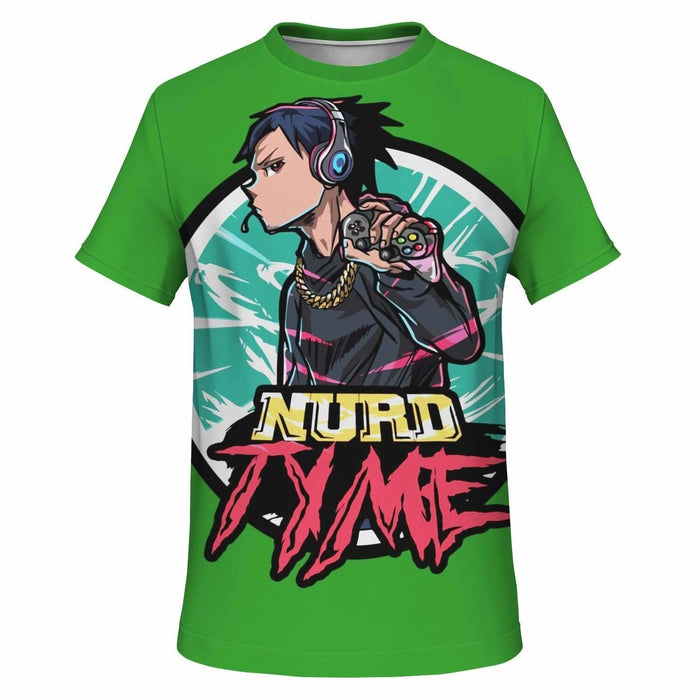 Nurd Tyme All Over Print T-Shirt - XS