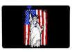 Nurse Flag Liberty Large Mouse Pad