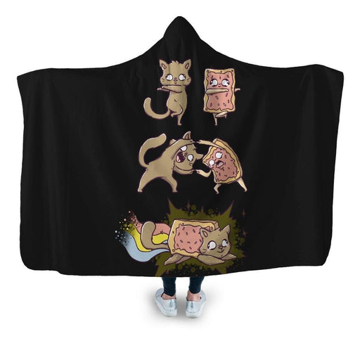 Nyan Fusion Hooded Blanket - Adult / Premium Sherpa