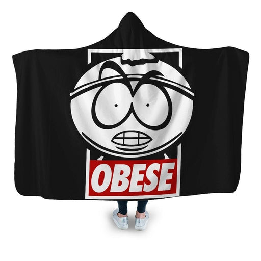 Obese Hooded Blanket - Adult / Premium Sherpa