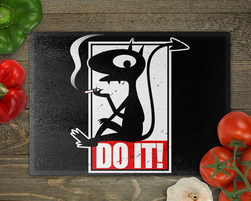 Obey The Demon Cutting Board