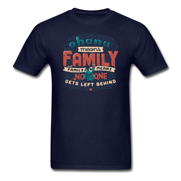 Ohana Means Family Unisex Classic T-Shirt - navy / S