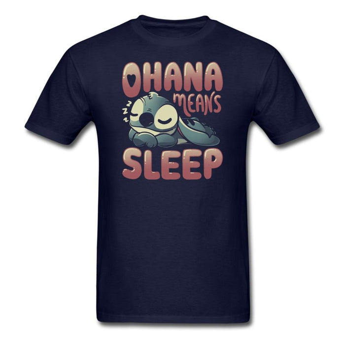 Ohana Means Sleep Unisex Classic T-Shirt - navy / S