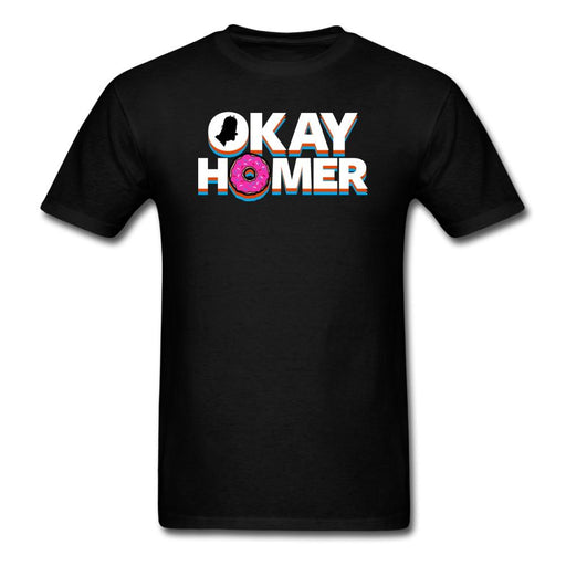Okay Homer Unisex Classic T-Shirt - black / S