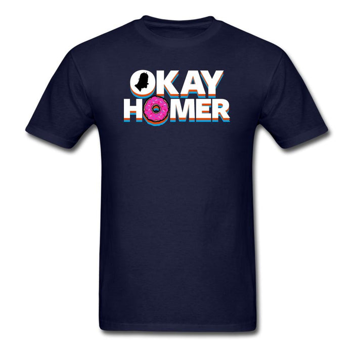 Okay Homer Unisex Classic T-Shirt - navy / S