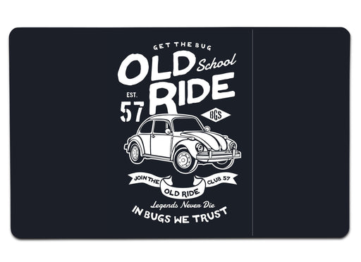 Old School Ride Large Mouse Pad