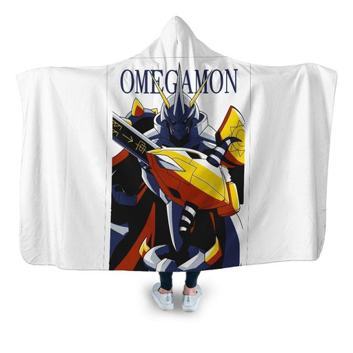 Omegamon Hooded Blanket - Adult / Premium Sherpa