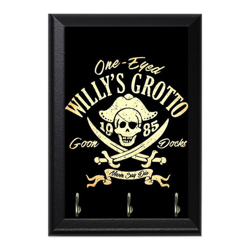 One Eye Willy Decorative Wall Plaque Key Holder Hanger - 8 x 6 / Yes