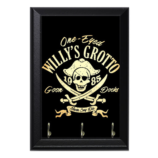 One Eye Willy Wall Plaque Key Holder - 8 x 6 / Yes