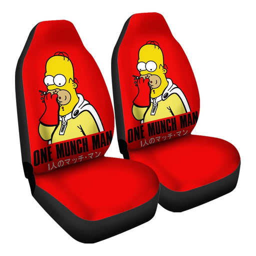 One Munch Man Car Seat Covers - size