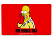 One Munch Man Large Mouse Pad